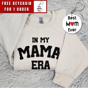 Embroidered Mama Sweatshirt, In My Mom Era Sweatshirt