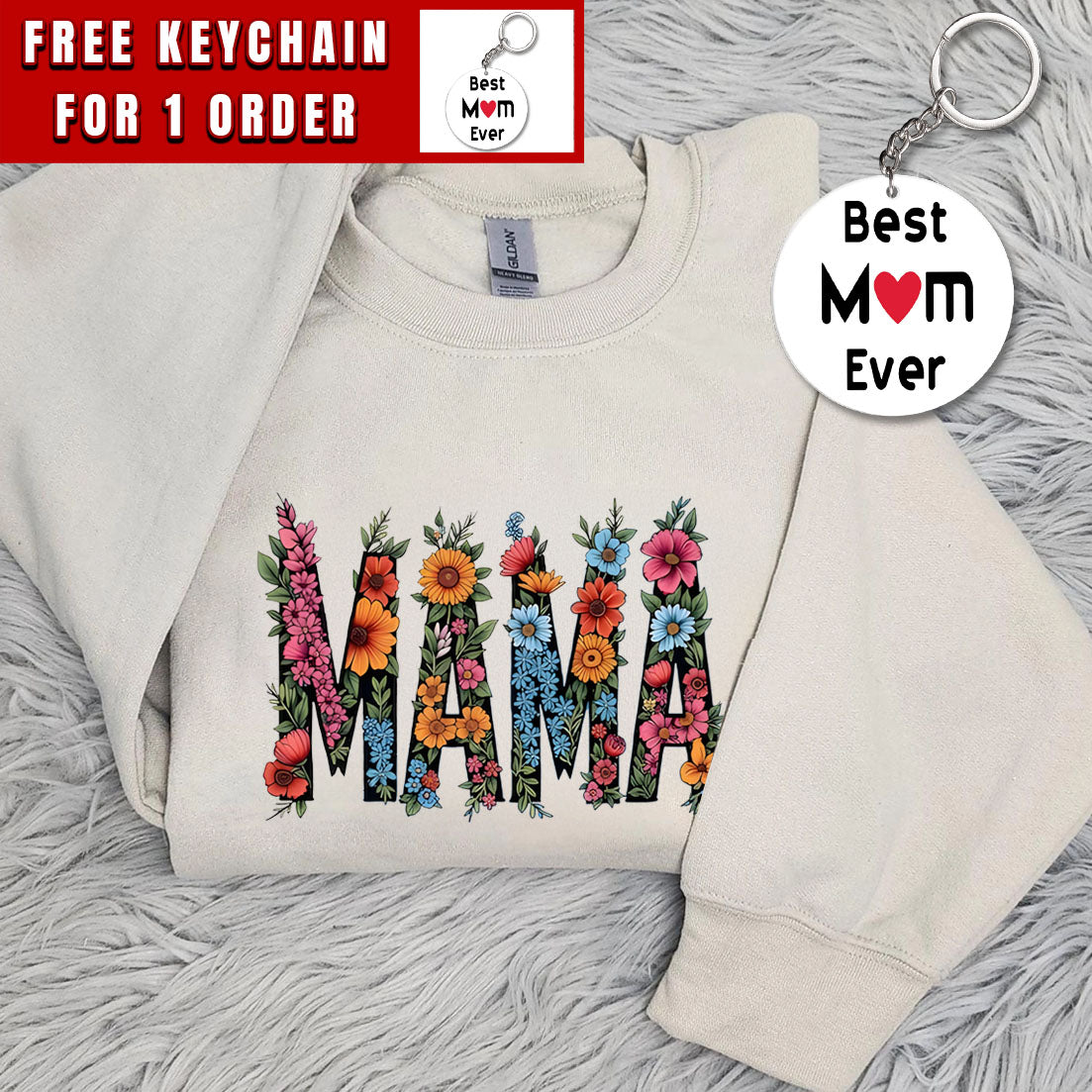 Floral Mama Shirt, Mama Sweatshirt, Retro Mom Tshirt, Mother's Day Gift, Flower Shirts for Women, Floral New Mom Gift, Gift For Mama,Mom Tee