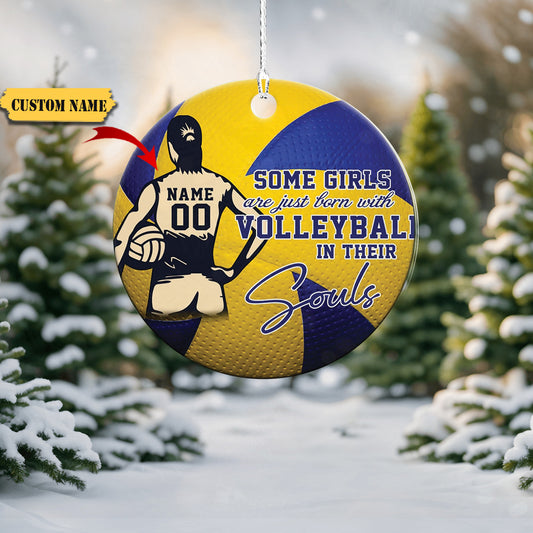 Mostprints Personalized Volleyball Ornament, Volleyball Christmas Ornament, Beach Volleyball Gift for Volleyball Players Volleyball Ornament456456, Ornament Decoration, Ornament For Gift, Ornament Christmas
