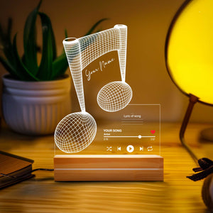 Shaped 2D Led Light! Gift for Musicians. Piano, Drums, Headphones, Treble Clef Desk Lamps. 2D Night Light Gift for Music Lovers