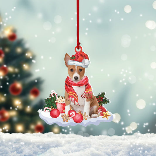 Pamaheart-Ornament-Basenji-Better Christmas Hanging Two Sided Mica Plastic Ornament, Car Ornament, Basenji Lovers Gift, Christmas Decor, Ornament Decoration, Ornament Christmas - TeeZworldVN