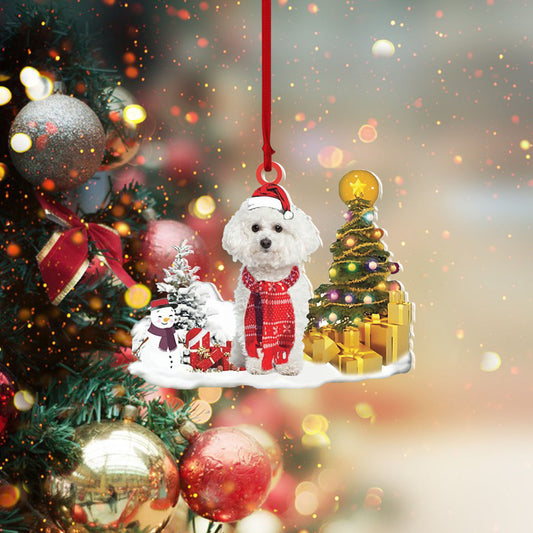 Pamaheart- Ornament- Bichon Frise Christmas Ornament Dog Ornament, Car Ornament, Christmas Ornament, Ornament Decoration, Ornament Christmas - TeeZworldVN