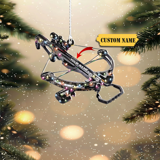 Personalized Old Crossbow Hunting Arrow Xmas Ornament Christmas Crossbow Hangin, Ornament Decoration, Ornament For Gift, Ornament Christmas