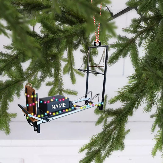 Pilates Equipment Hanging Ornament, Pilates Flat Ornament, Pilates Studio Decor 1, Ornament Decoration, Ornament For Gift, Ornament Christmas