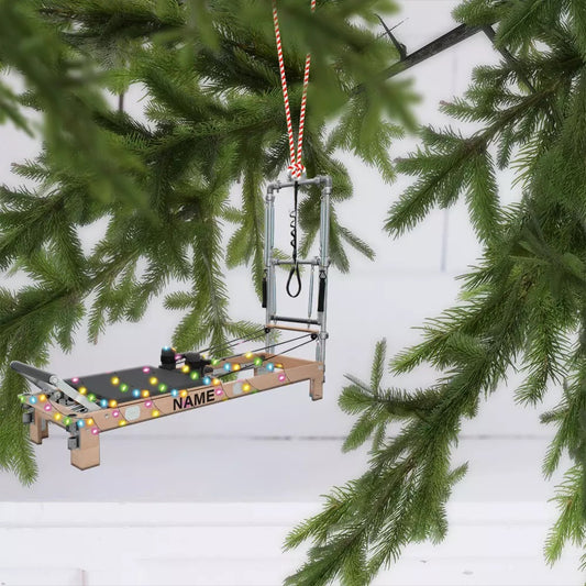 Pilates Equipment Hanging Ornament, Pilates Flat Ornament, Pilates Studio Decor, Ornament Decoration, Ornament For Gift, Ornament Christmas