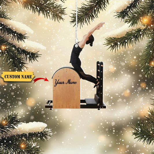 Pilates Equipment Hanging Ornament, Pilates Flat Ornament, Pilates Studio Decor1245, Ornament Decoration, Ornament For Gift, Ornament Christmas