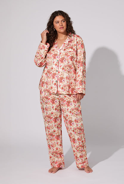 Madeleine Long Sleeve Classic Woven Tana Lawn® PJ Set Made With Liberty Fabric