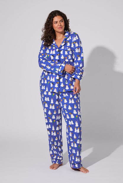 That’s The Spirit Long Sleeve Classic Stretch Jersey PJ Set