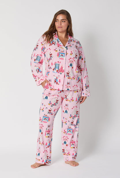 Must Be Santa Long Sleeve Classic Stretch Jersey Pj Set