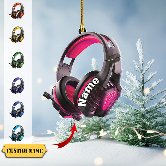 Podagree Personalized Name PC Computer Ornament Christmas, Shape Flat Christmas Ornament for Gamer, Gaming Gamer Christmas Ornament Gift for Boys348o7.897, Ornament Decoration, Ornament For Gift, Ornament Christmas
