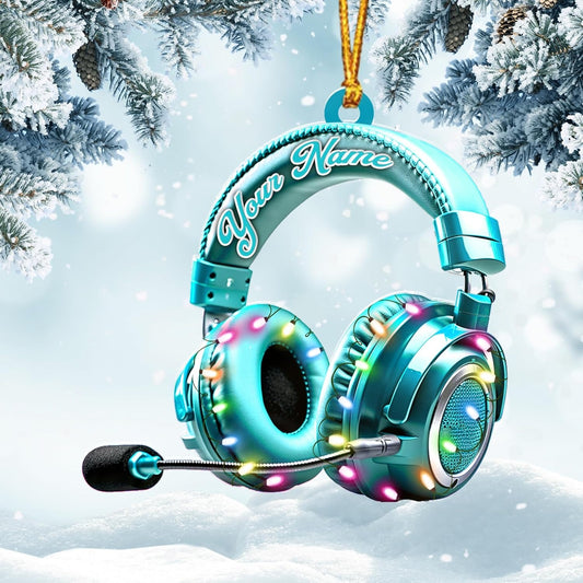 Podagree Personalized Name PC Computer Ornament Christmas, Shape Flat Christmas Ornament for Gamer, Gaming Gamer Christmas Ornament Gift for Boys45348879, Ornament Decoration, Ornament For Gift, Ornament Christmas