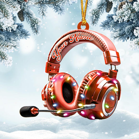 Podagree Personalized Name PC Computer Ornament Christmas, Shape Flat Christmas Ornament for Gamer, Gaming Gamer Christmas Ornament Gift for Boys45348879, Ornament Decoration, Ornament For Gift, Ornament Christmas