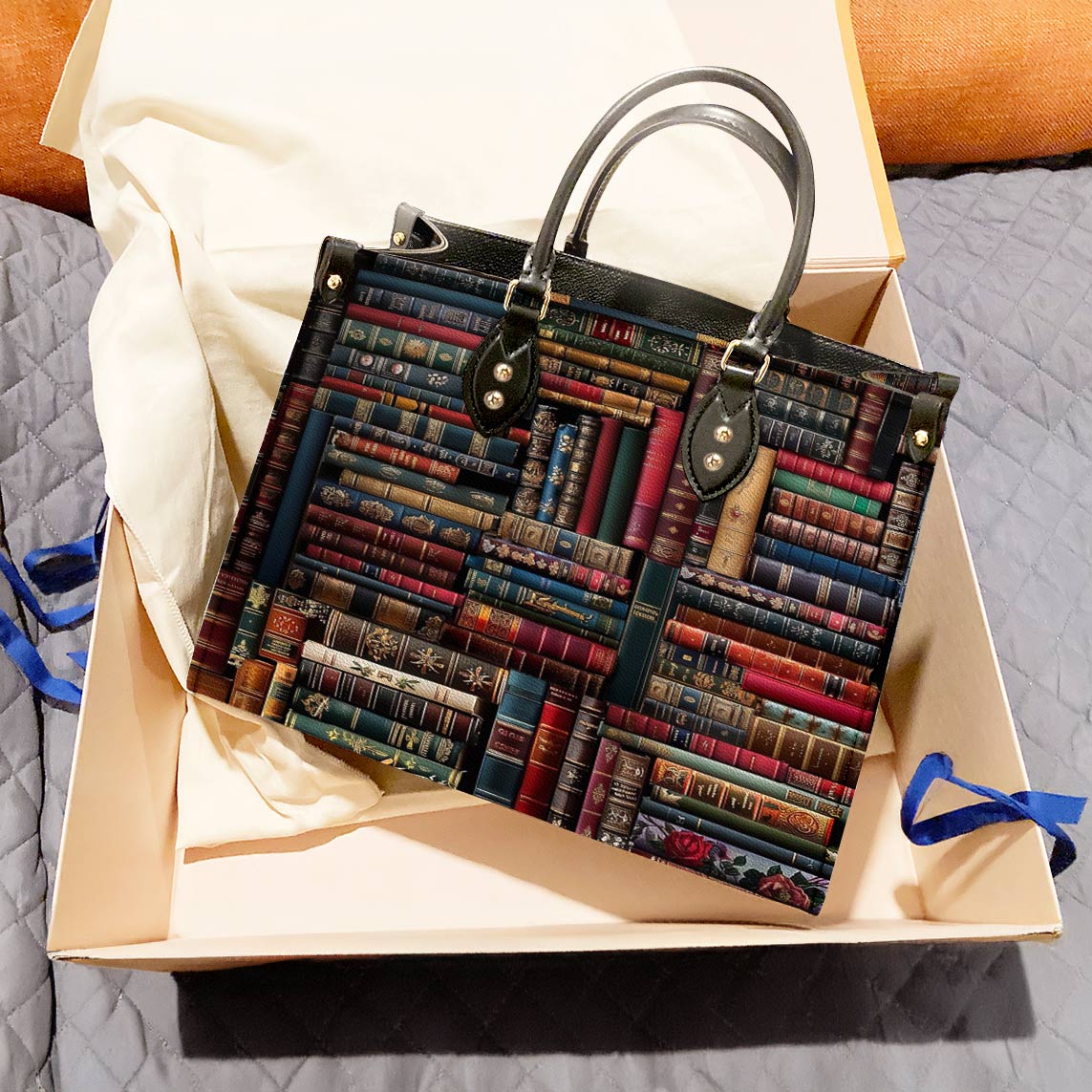 Leather Bag The Bookish Elegance