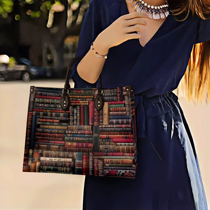 Leather Bag The Bookish Elegance