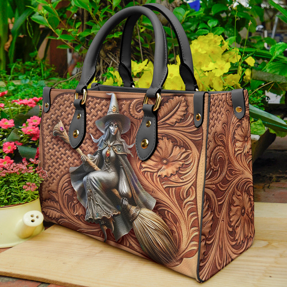 Witch Leather Bag The Enchanted Witch