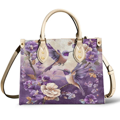 Hummingbird Leather Bag Wings of Serenity