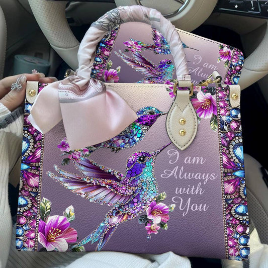 Hummingbird Leather Bag I Am Always With You