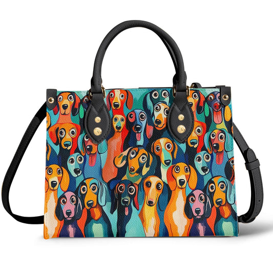 Dachshund Leather Bag Fun & Whimsical