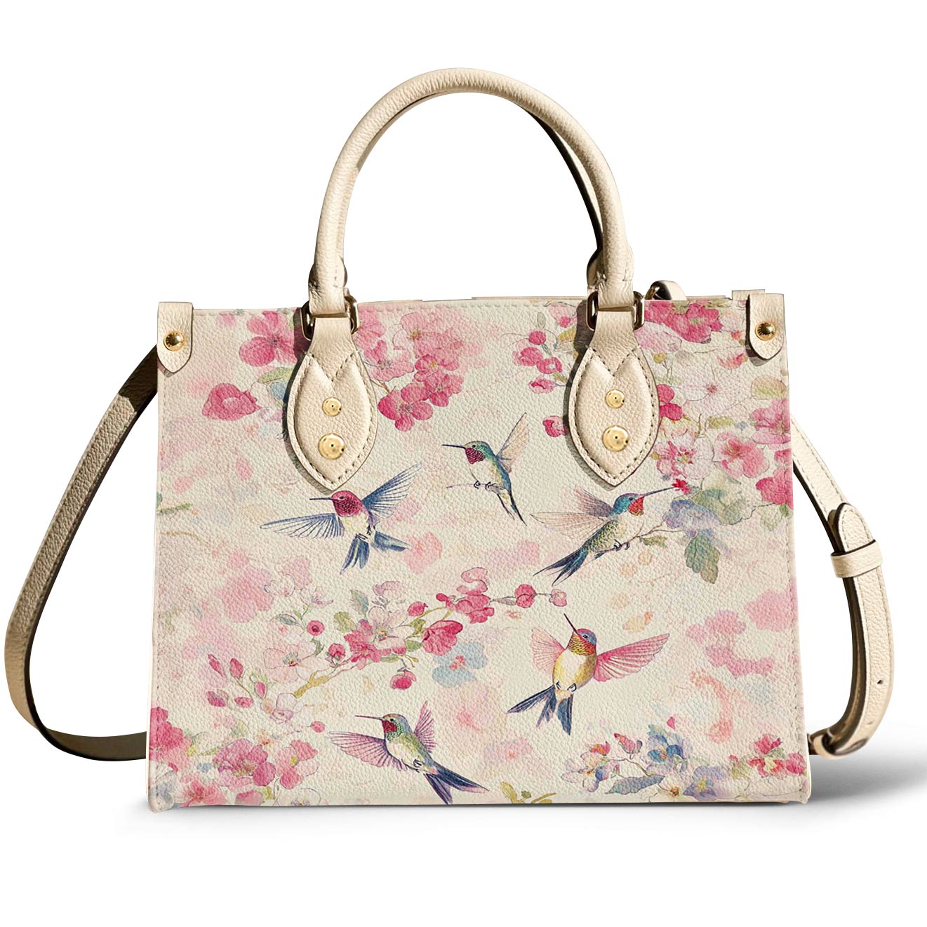 Hummingbird Leather Bag Flight of Spring