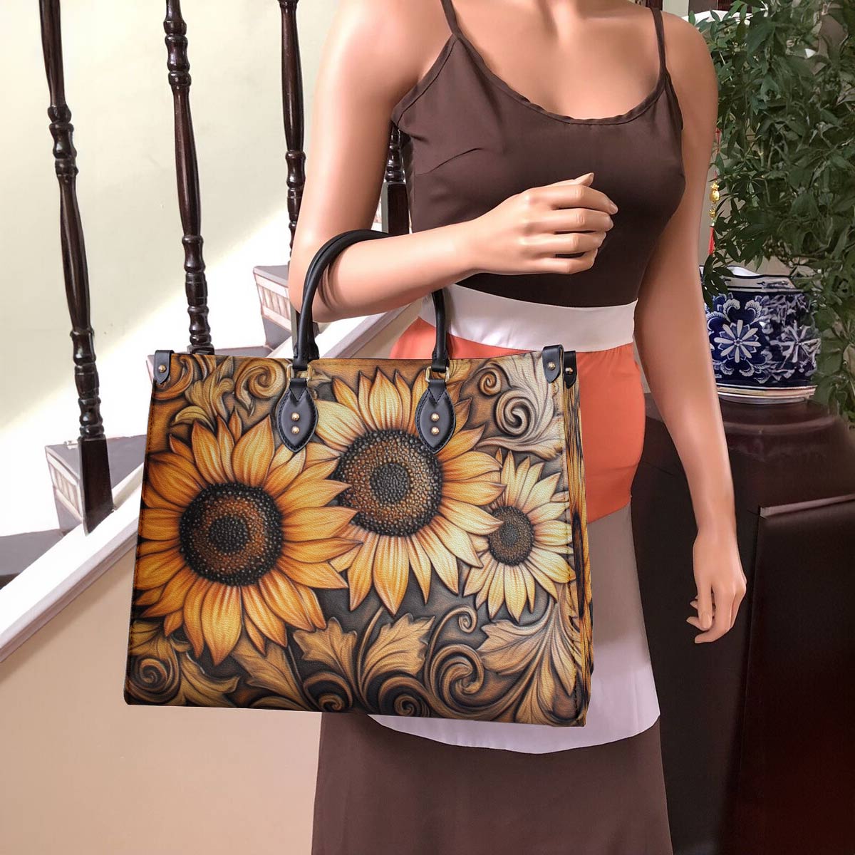 Leather Bag Golden Grace