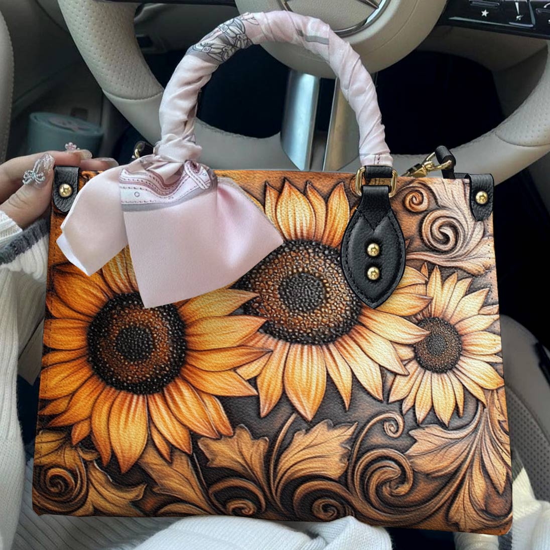 Leather Bag Golden Grace