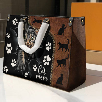 Leather Bag Catmom