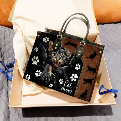 Leather Bag Catmom