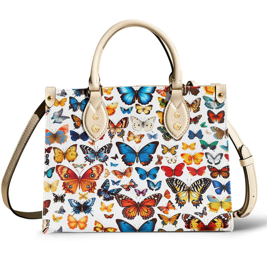 Leather Bag Butterfly Kaleidoscope
