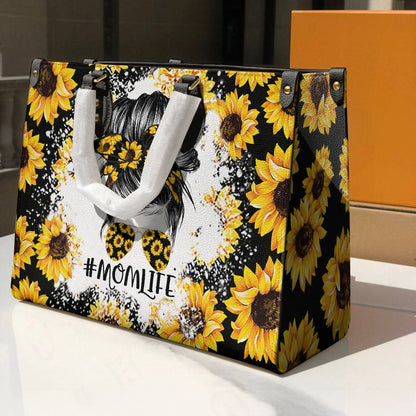 Momlife Sunflower Leather Bag