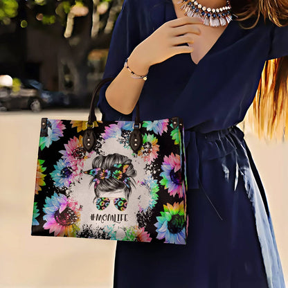 Leather Bag Gorgeous Sunflower Momlife