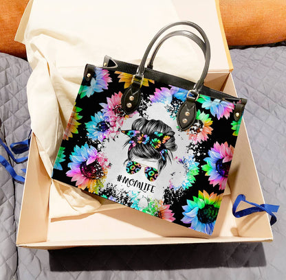 Leather Bag Gorgeous Sunflower Momlife