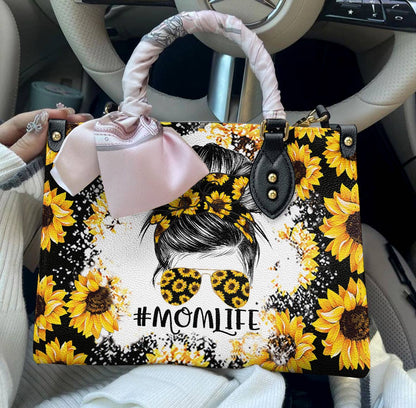 Momlife Sunflower Leather Bag