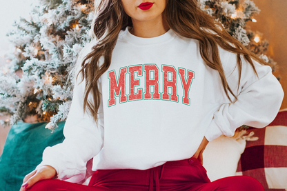 Christmas Sweatshirt, Merry Christmas Sweatshirt, Christmas Shirt for Women, Christmas Crewneck Sweatshirt, Holiday Sweater, Christmas Gift
