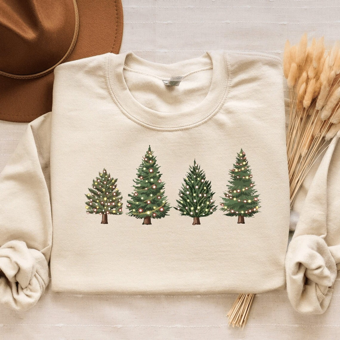 Christmas Tree Sweatshirt, Womens Christmas Sweater, Christmas Crewneck, Christmas Matching Shirts, Winter Sweatshirt, Gift For Christmas