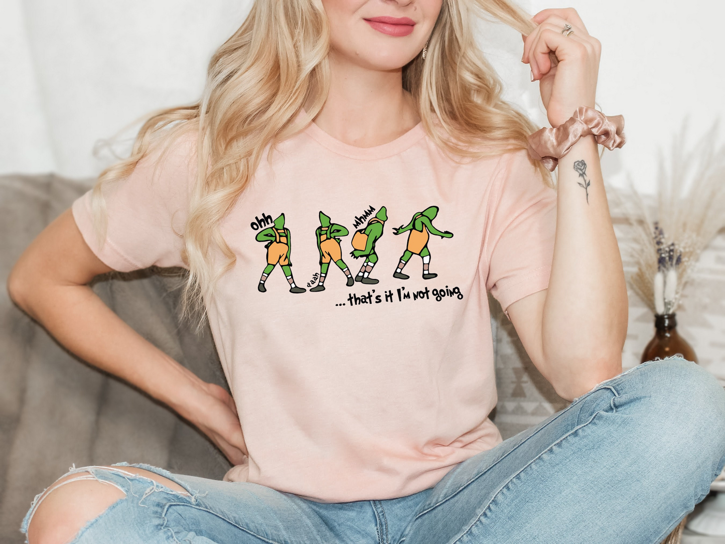 That's It I'm Not Going Sweatshirt, Grin Hoodie , Christmas Crewneck, Christmas Gift, Cute Xmas Tee , Grieench Sweat, Family T-shirt