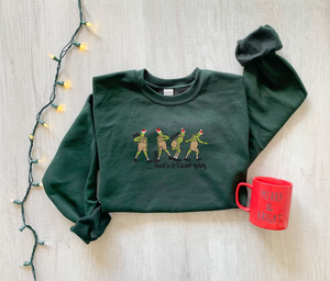 That's It I'm Not Going Christmas Sweatshirt, Christmas Embroidered Sweatshirt, Christmas Funny Sweatshirt, Christmas Gift