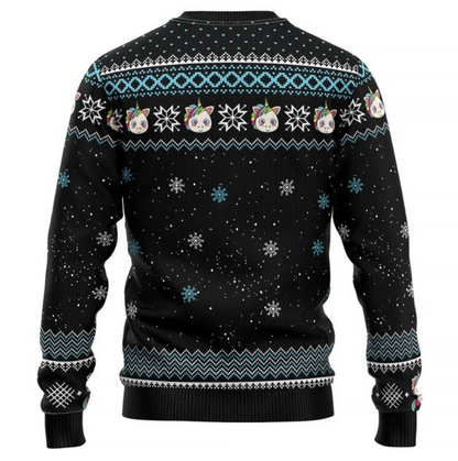 Unicorn Pew Pew Ugly Christmas Sweater, Pew Pew Sweater, Xmas Sweater, Christmas Gift Sweatshirt, Unisex Sweater Gift, Ugly Sweater