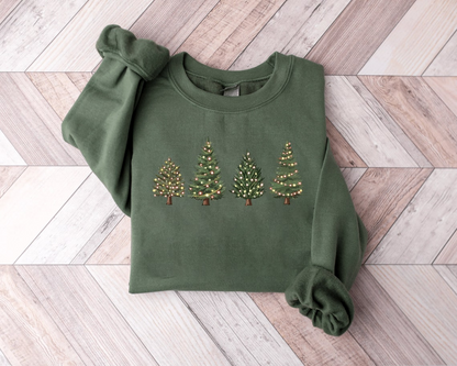 Christmas Tree Sweatshirt, Womens Christmas Sweater, Christmas Crewneck, Christmas Matching Shirts, Winter Sweatshirt, Gift For Christmas