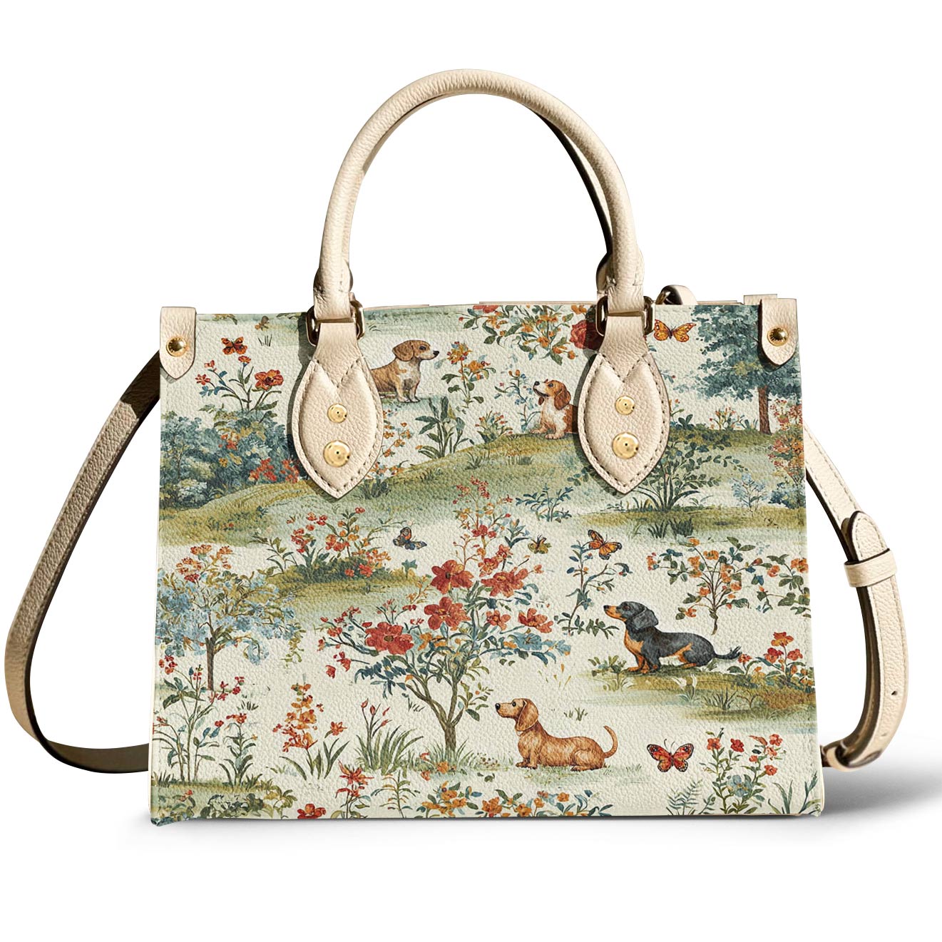 Dachshund Leather Bag The Gentle Garden