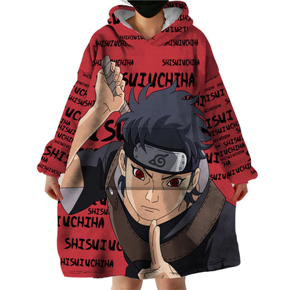 Shisui Uchiha - Style Manga Wearable Blanket Hoodie TS04