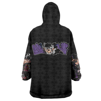 Hiei - YuYu Hakusho Wearable Blanket Hoodie Anime Style TS04