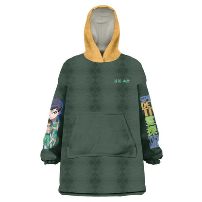 Yusuke Urameshi V4 Yuyu Hakusho Wearable Blanket Hoodie Japan Anime Style TS04