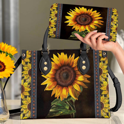 Leather Bag Hope Love Sunshine