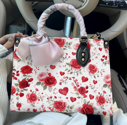 Leather Bag Romantic Rose