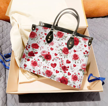 Leather Bag Romantic Rose