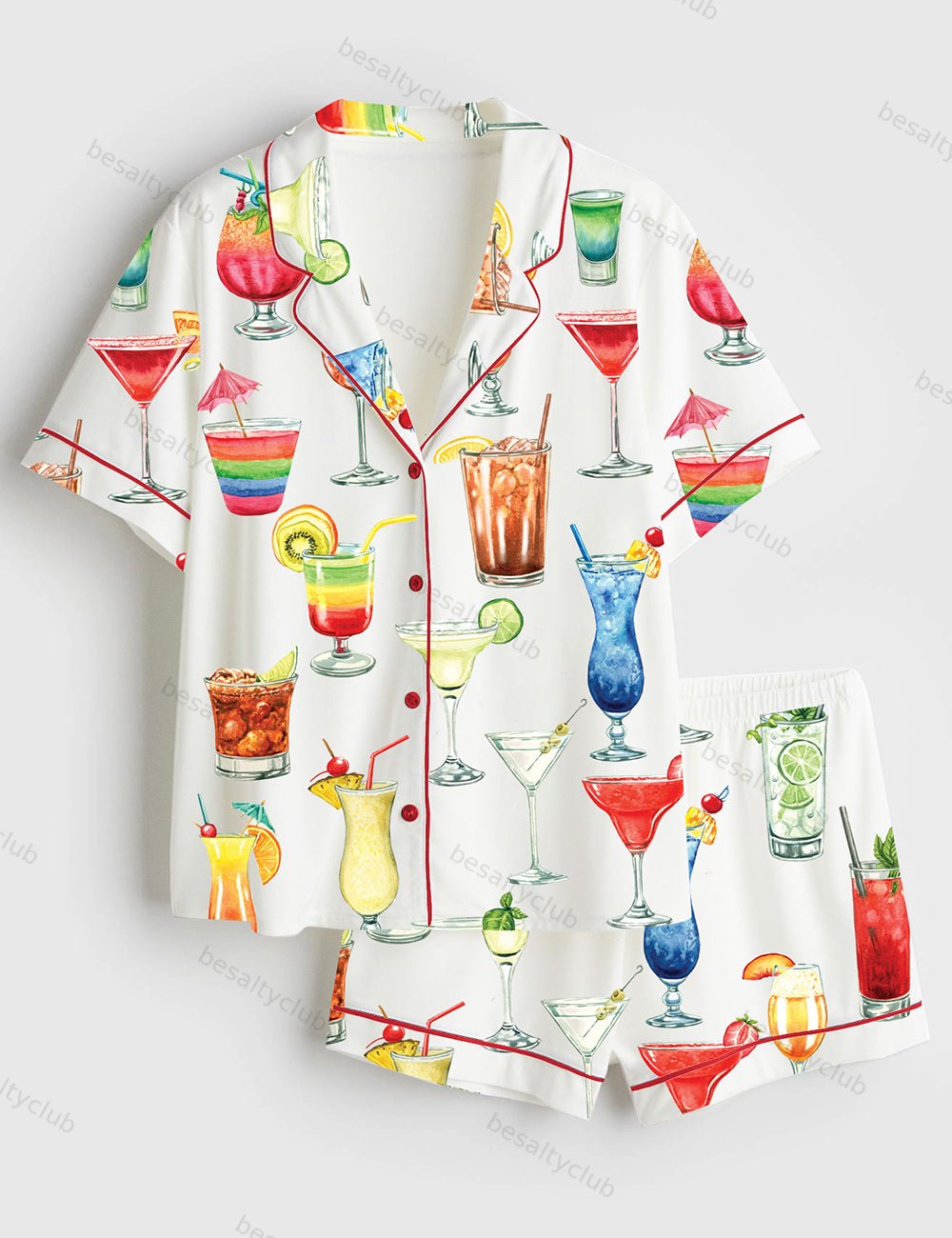 Cocktails Drinking Pajama Set