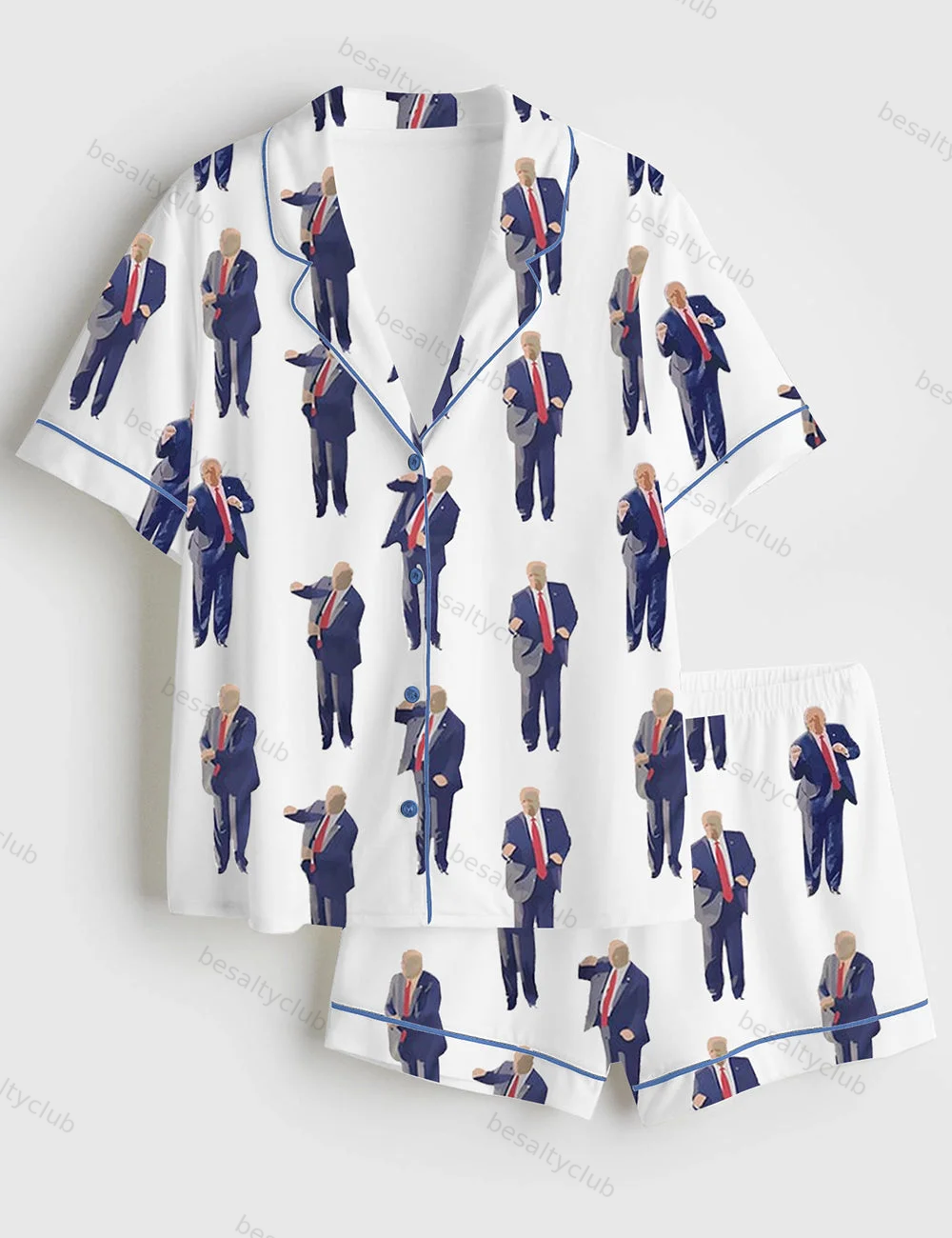 Men's America 47th Trump Satin Pajama Set