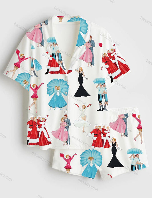 White Christmas Pajama Set