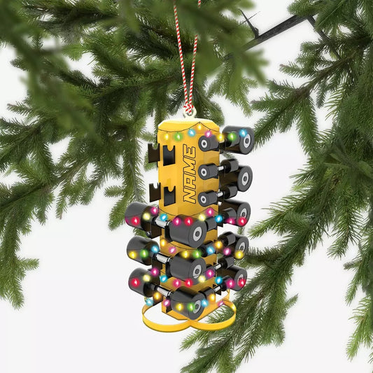 Weight tree with dumbbells Ornament, Fitness, gym Christmas tree Hanging Decor, Ornament Decoration, Ornament For Gift, Ornament Christmas
