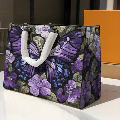 Butterfly Leather Bag Velvet Flight